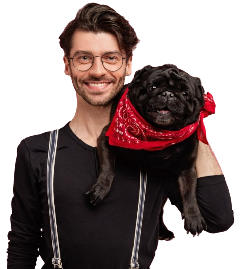 Happy Pet Owner